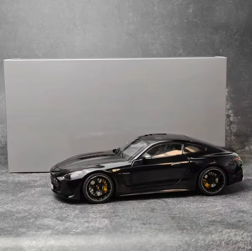 Original NZG 1:18 for GT63 2023 Silver Grey Alloy Fully Open Car Model