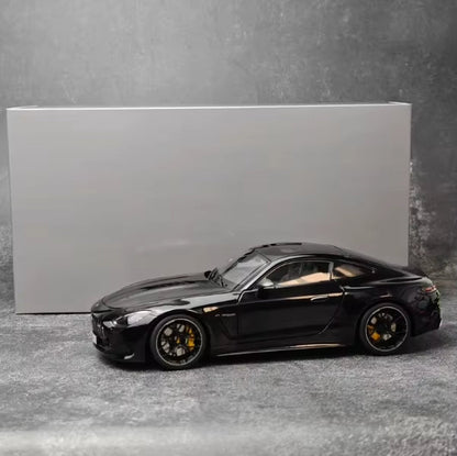 Original NZG 1:18 for GT63 2023 Silver Grey Alloy Fully Open Car Model