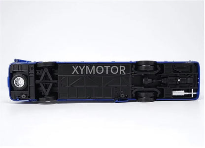 1/42 Gold Dragon Higer KLQ6125 Low-Carbon Metal Diecast Model Car Bus Toys Boys Gifts Collection Display Ornaments Blue