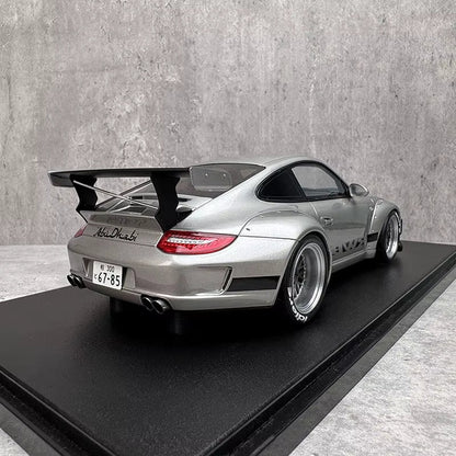 GT Spirit 1:18 for RWB ABU Silver Resin Car Model GT483 GTS