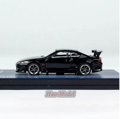 TW 1/64 for VERTEX Silvia S15 Alloy Metal Diecast Model Car Kids Toys Boys Girls Birthday Gifts Hobby Display Collection Black