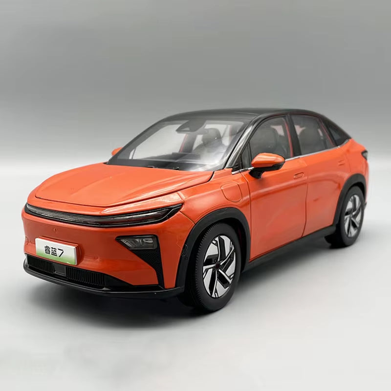 Original Factory Model Ruilan 7 New Energy Electric Vehicle SUV Off-Road Alloy Simulation 1:18 Car Model Collection