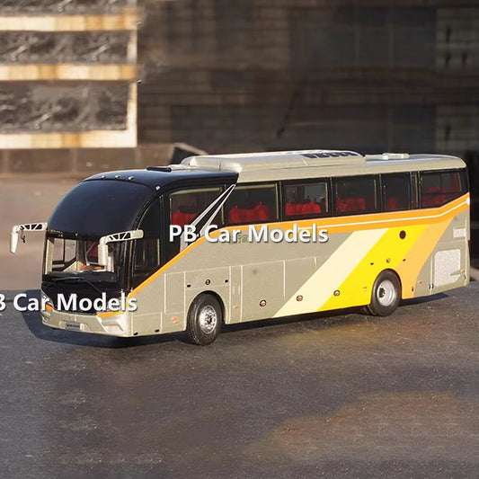 1: 42 Original Suzhou Jinlong Haige Bus Traveler Car Model Bus Bus Bus Alloy Model Light