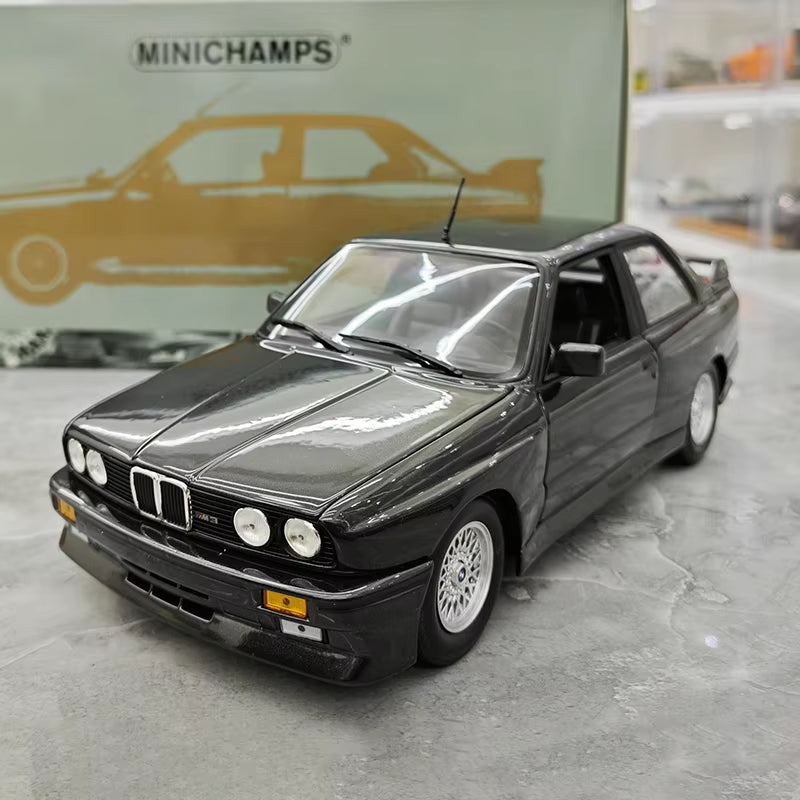 Minichamps 1:18 M3 E30 1987 Simulation Alloy Metal Car Model Collection Ornament