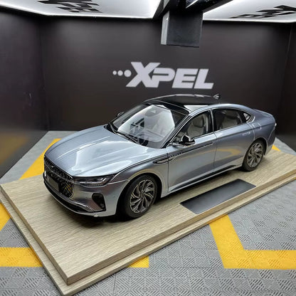 Original 1:18 Alloy Fully Open Icool Car Model Simulation with Base for Collection