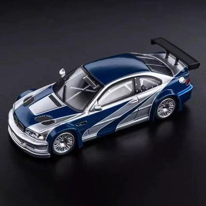 DCM 1:64 for M3 E46 GTR Need for Speed Coating Alloy Car Model Collection