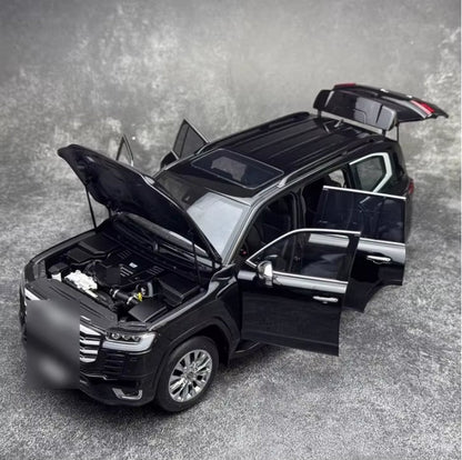 LCD Models Scale 1:18 for Toyota Land Cruiser LC300 ZX Alloy Diecast Model Car Toys Gifts Red/Gray/White/Gold Display Collection