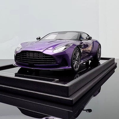 MOTOHEILX 1/18 DB12 Coupe Resin Simulation Car Model Collection Sealed Model, Cannot Open the Door