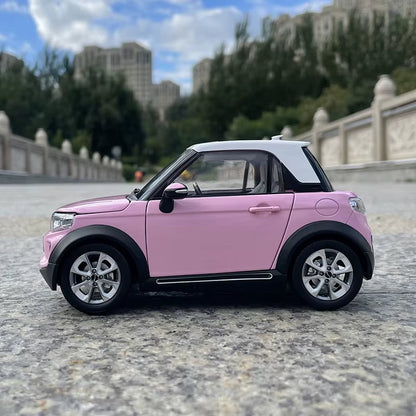 Original New Energy LITE Afcfox Electric Car Model 1:18 Alloy Car Model