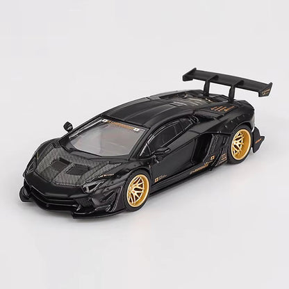 MINIGT 1:64 for Aventador Wide Body Modified Alloy Car Model # 1087
