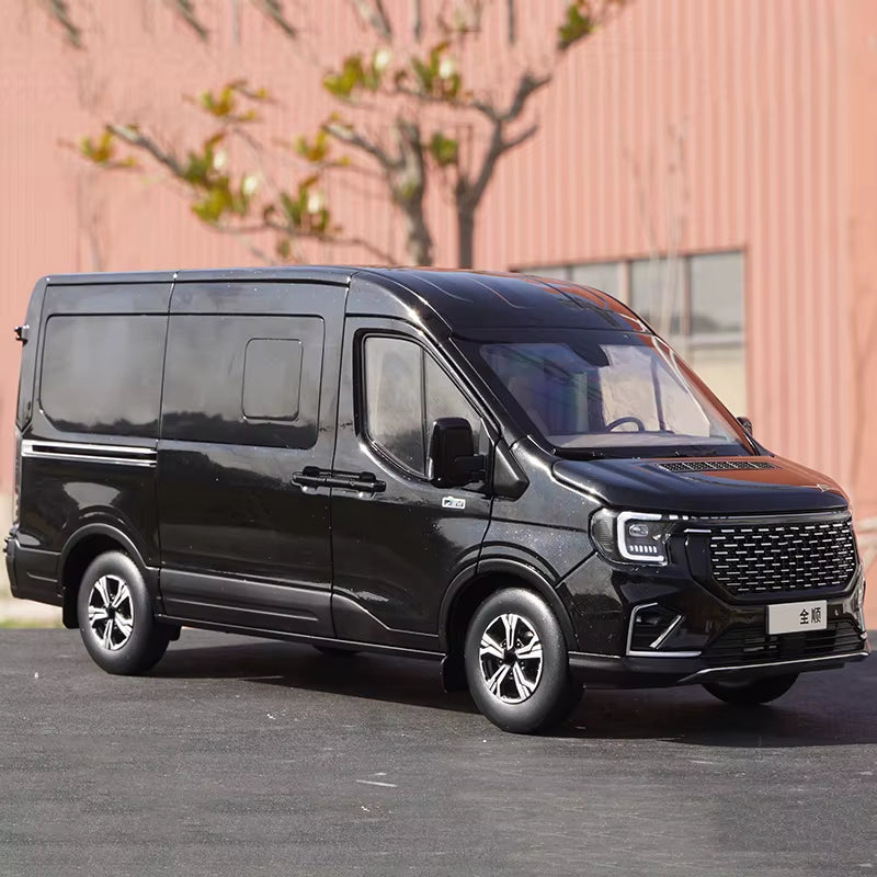 1: 18 Original Jiangling Transit Transit Business Vehicle Van Alloy Simulation Car Model