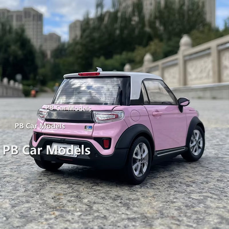 Original New Energy LITE Afcfox Electric Car Model 1:18 Alloy Car Model