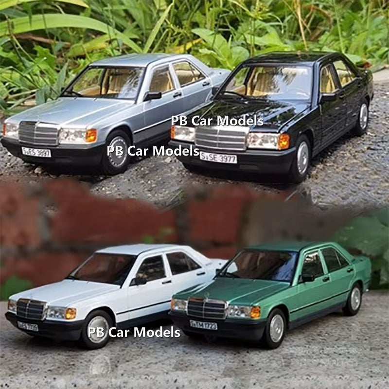 NOREV 1:18 1984 190E Alloy Full-Open Simulation Car Model+Small Gift