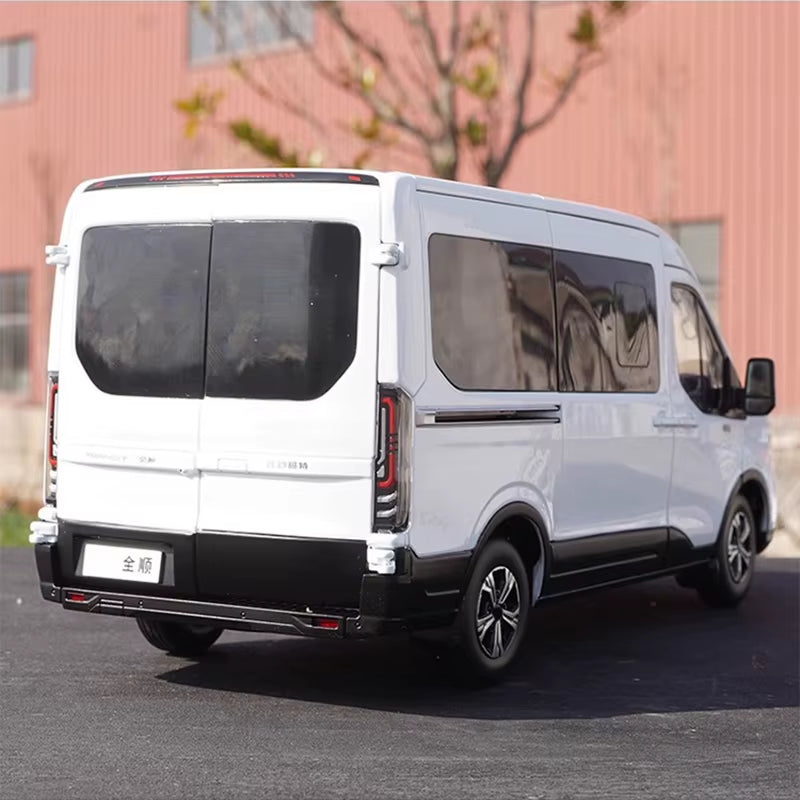 1: 18 Original Jiangling Transit Transit Business Vehicle Van Alloy Simulation Car Model