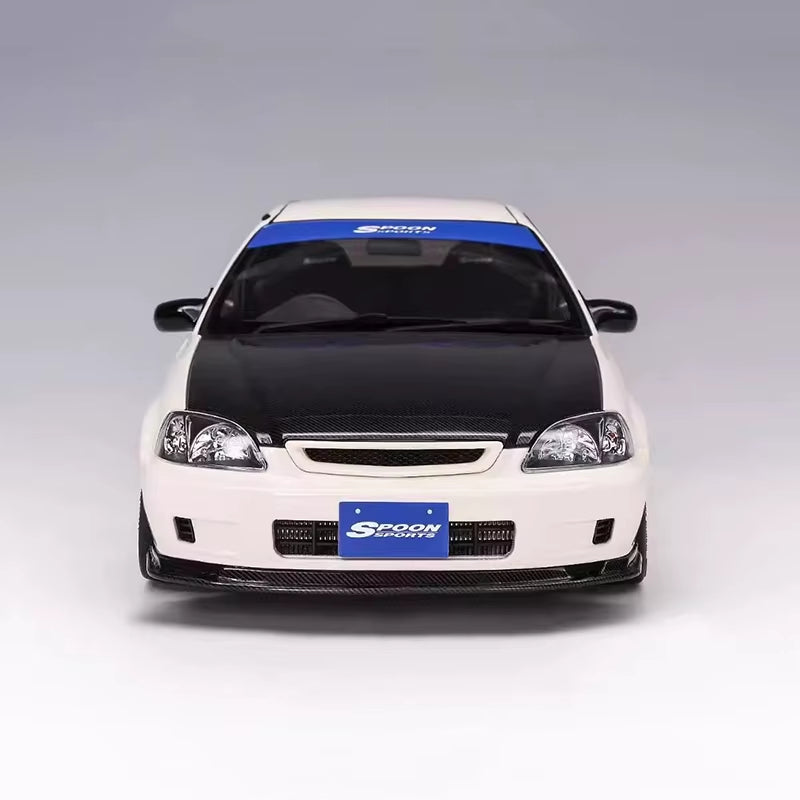 MH Civic Type R EK9 Limited Edition Simulation Alloy Metal Car Model 1 18 Collection