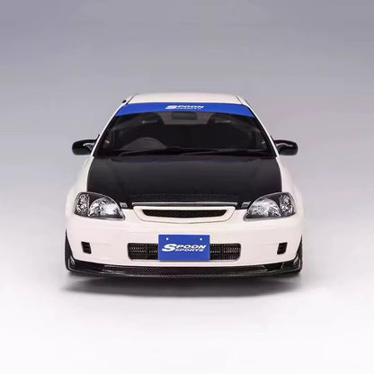 MH Civic Type R EK9 Limited Edition Simulation Alloy Metal Car Model 1 18 Collection