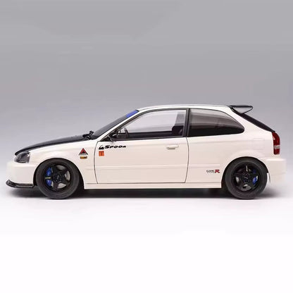 MH Civic Type R EK9 Limited Edition Simulation Alloy Metal Car Model 1 18 Collection