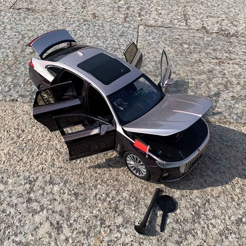 Hongqi H5 Car Model HS5 1:18 H9 Car Model Hongqi H9 Car Model