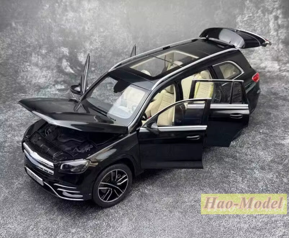 1/18 for Benz GLS AMG SUV X167 Alloy Metal Diecast Model Car Toys Boys Birthday Gifts Hobby Display Collection Ornaments Black