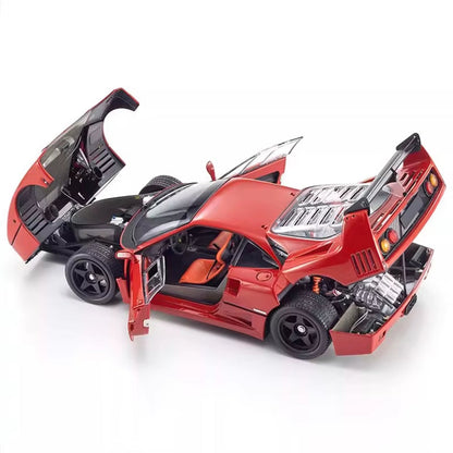 KYOSHO 1 18 for F40 LM Wing Alloy Simulation Car Model
