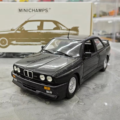Minichamps 1:18 M3 E30 1987 Simulation Alloy Metal Car Model Collection Ornament