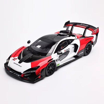 LCD 1:18 for Senna GTR Alloy Fully Open Model Ornament