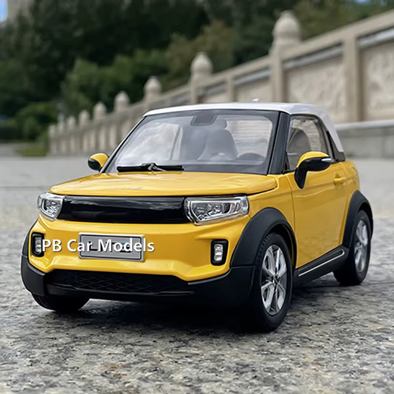 Original New Energy LITE Afcfox Electric Car Model 1:18 Alloy Car Model