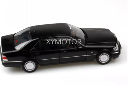 1/18 Model for Mercedes Benz S600 V12 W140 1990 Diecast Model CAR Toys Kids Gifts Collection Black/White/Silver Metal,Plastic