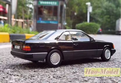 NOREV 1:18 for BENZ 300 CE Coupe W124 1990 Diecast Model Car Ornaments Toys Boys Birthday Gifts Hobby Display Collection Black