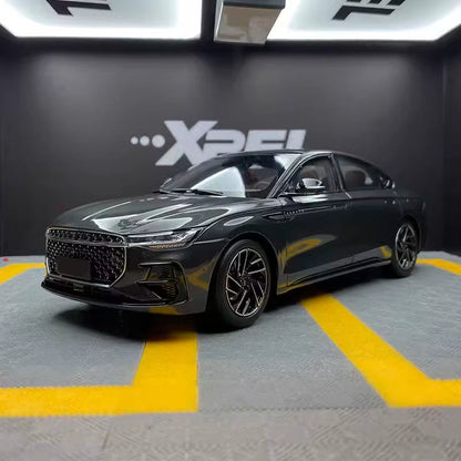 Original 1:18 Alloy Fully Open Icool Car Model Simulation with Base for Collection