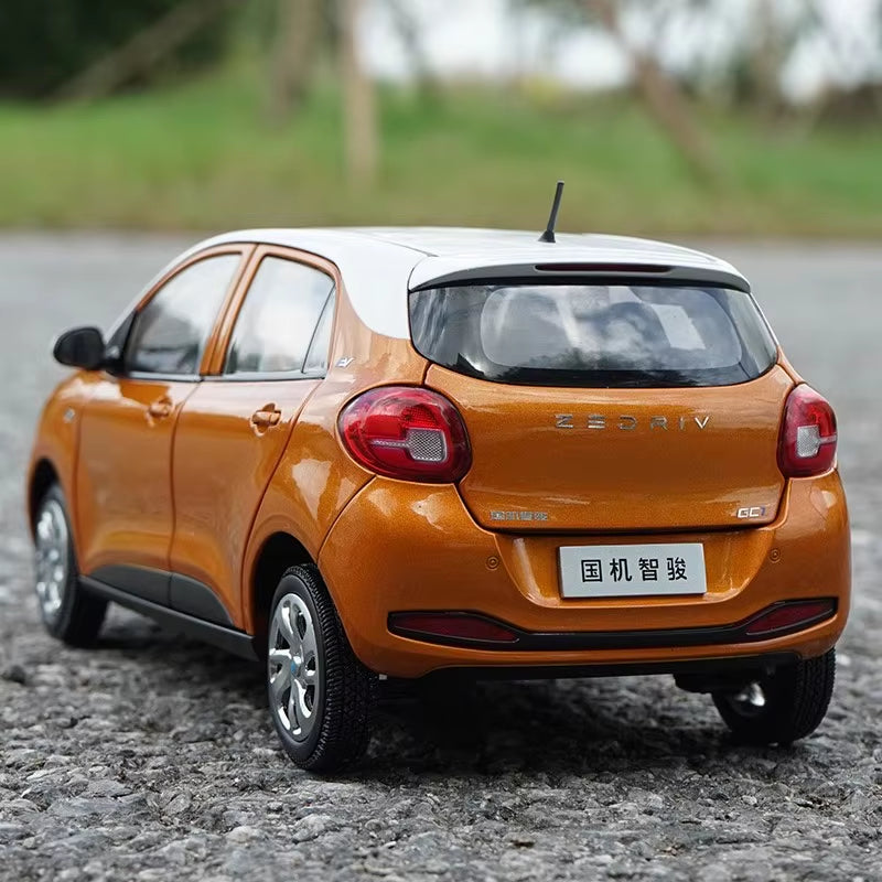 Original GC1 Car Model, New Energy Pure Electric 1:18 Alloy Simulation Car Model