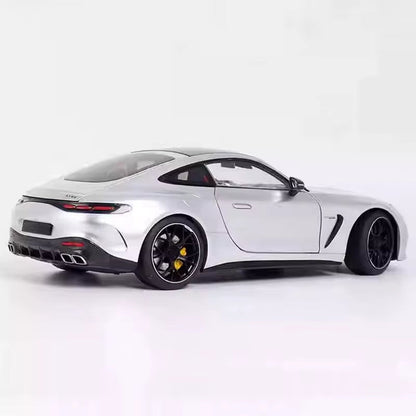 Original NZG 1:18 for GT63 2023 Silver Grey Alloy Fully Open Car Model
