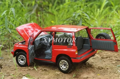 DORLOP 1:18 for Suzuki Vitara Escudo Diecast Car Model SUV Toys Gifts White/Gray/Red Collection Display Ornaments
