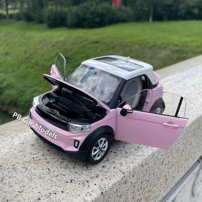 Original New Energy LITE Afcfox Electric Car Model 1:18 Alloy Car Model