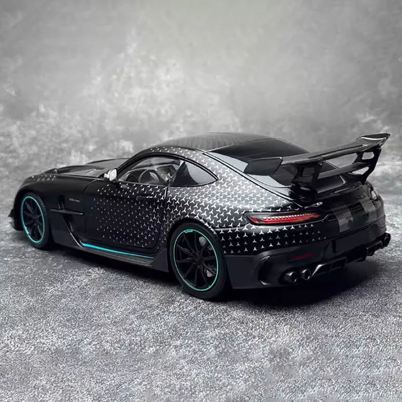 Minichamps 1:18 for GT BLACK SYSTEMS Starry Coating Alloy Car Model Simulation