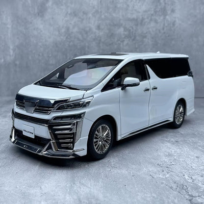 Kengfai 1:18 for Vellfire MPV Business Car Nanny Car Car Car Model Car Model Collection