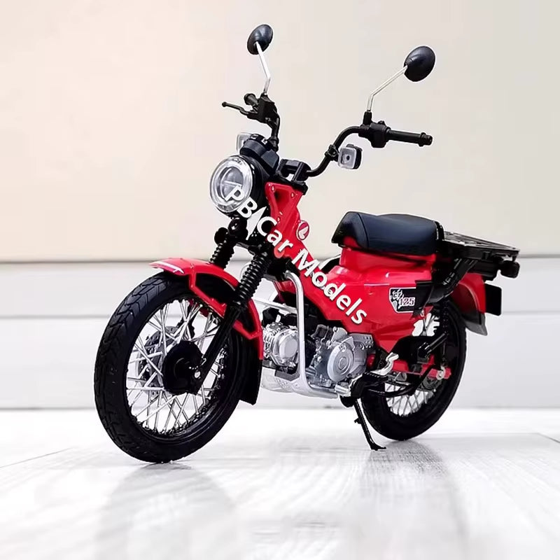 Qingdao Society 1/12 CT125 Juvenile Animal Motorcycle Simulation Alloy Motorcycle Model Decoration Birthday Gift
