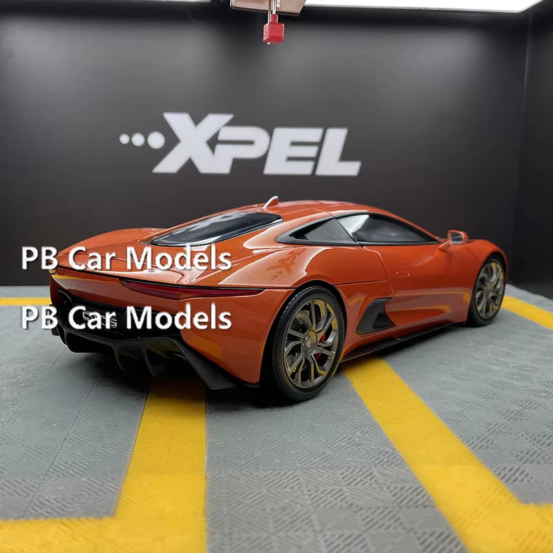 Almost Real 1:18 Jaguar C-X75 2010 CX75 Movie 007 Alloy Car Model Sports Car Collection