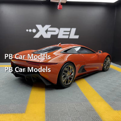 Almost Real 1:18 Jaguar C-X75 2010 CX75 Movie 007 Alloy Car Model Sports Car Collection