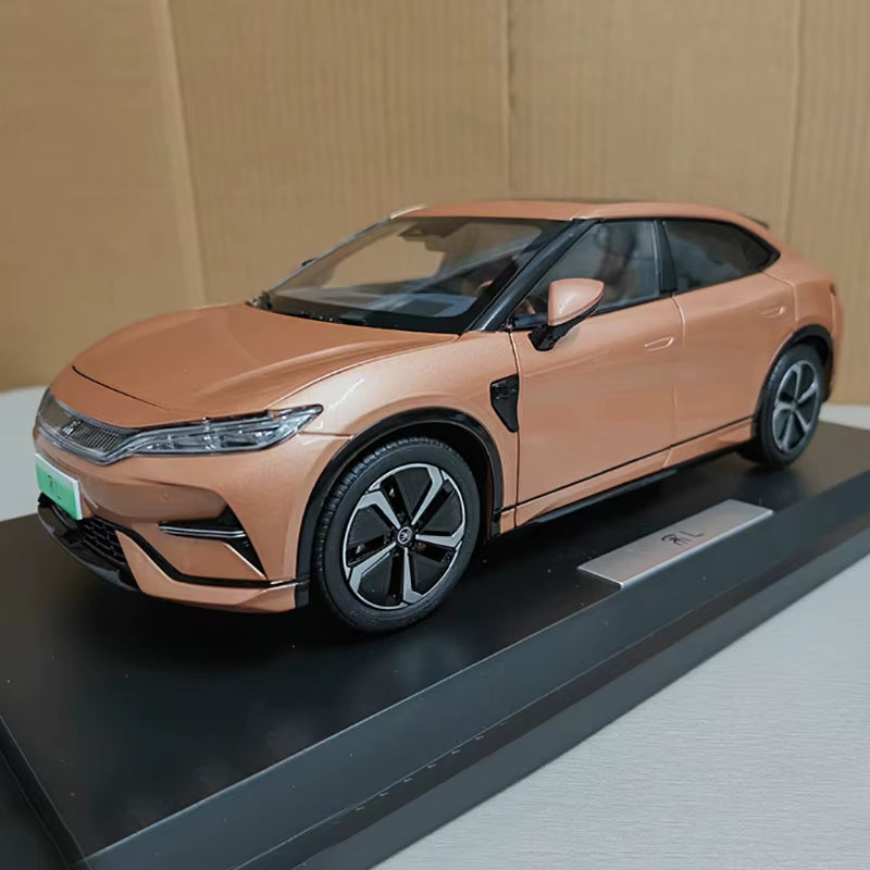 Original Song L Car Model Song 2024 New Energy 1:18 Alloy Simulation Car Model