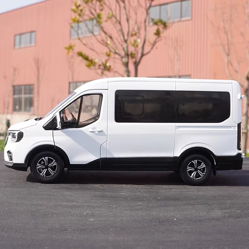 1: 18 Original Jiangling Transit Transit Business Vehicle Van Alloy Simulation Car Model
