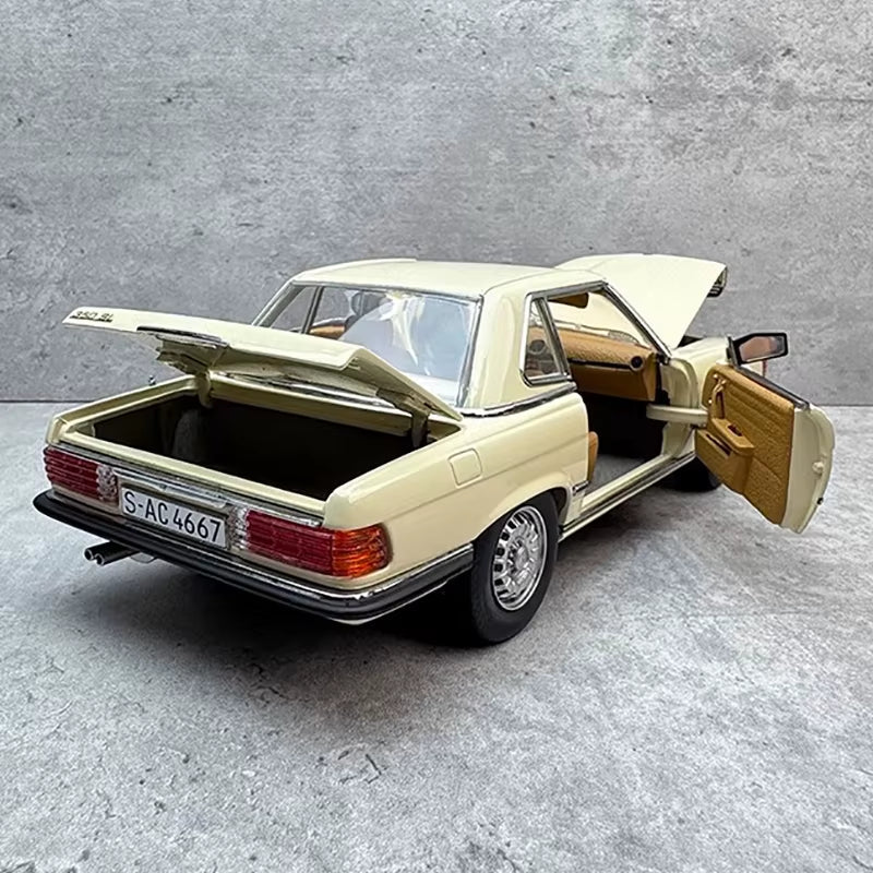 Sun Star 1:18 for 350SL Vintage Car Alloy Full Door Car Model