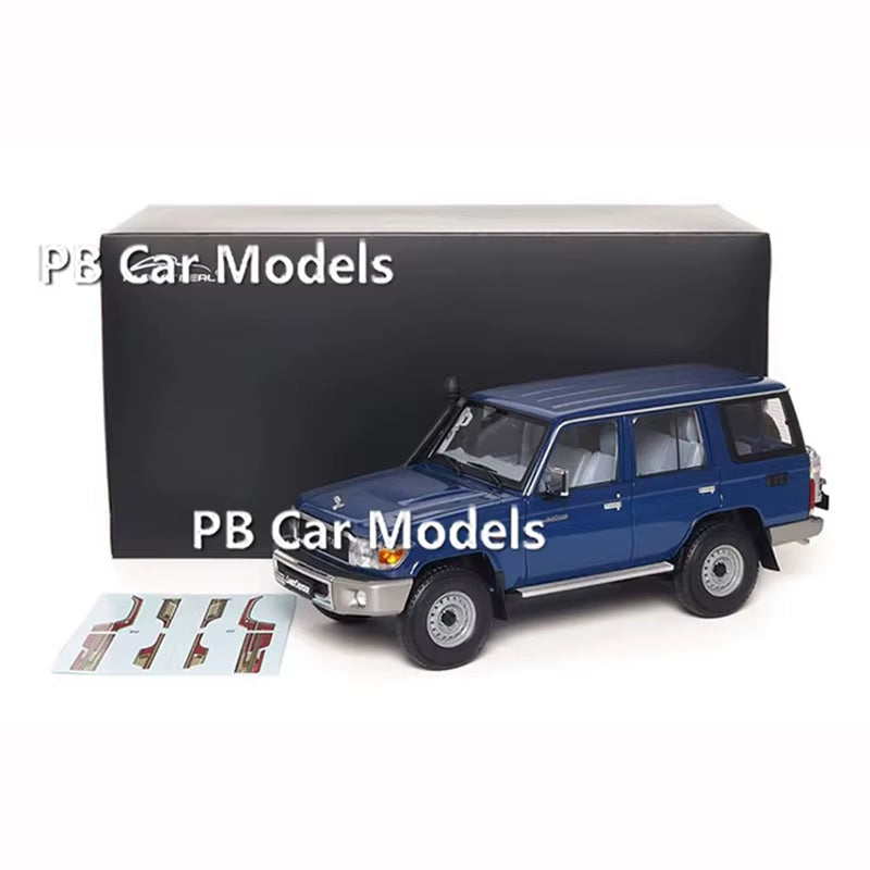 AR 1/18 Land Cruiser 76 LC76 2017 Alloy Car Model Collection +Small Gift