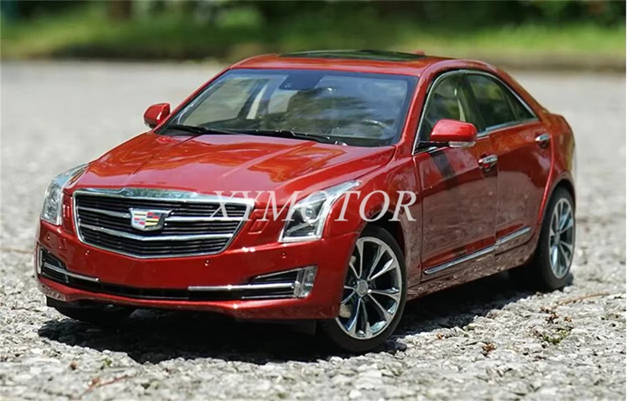 1/18 for CADILLAC ATS-L Diecast Metal Model Car Toys Gifts Collection Display Red/White Ornaments
