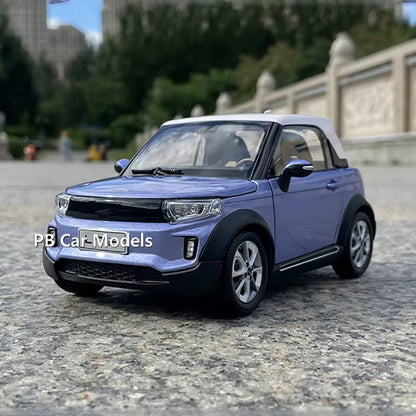 Original New Energy LITE Afcfox Electric Car Model 1:18 Alloy Car Model