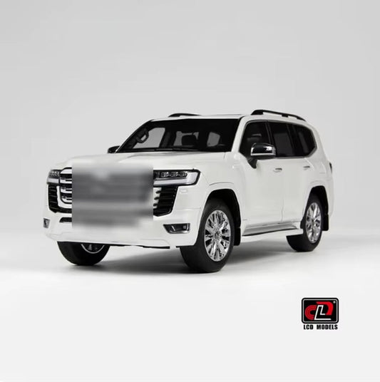 LCD Models Scale 1:18 for Toyota Land Cruiser LC300 ZX Alloy Diecast Model Car Toys Gifts Red/Gray/White/Gold Display Collection