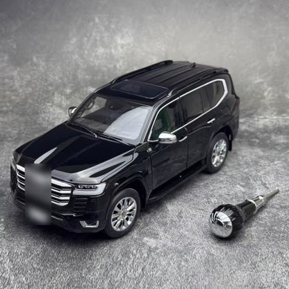 LCD Models Scale 1:18 for Toyota Land Cruiser LC300 ZX Alloy Diecast Model Car Toys Gifts Red/Gray/White/Gold Display Collection