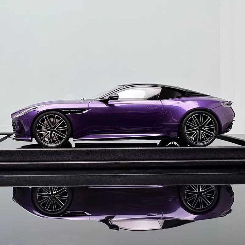 MOTOHEILX 1/18 DB12 Coupe Resin Simulation Car Model Collection Sealed Model, Cannot Open the Door