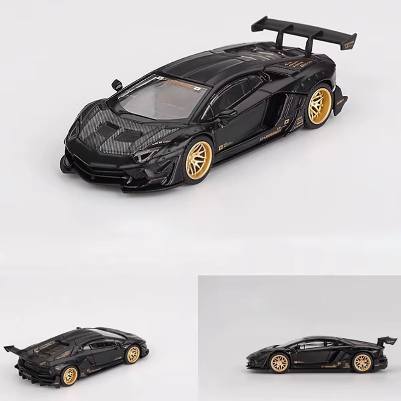 MINIGT 1:64 for Aventador Wide Body Modified Alloy Car Model # 1087
