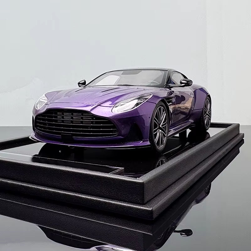 MOTOHEILX 1/18 DB12 Coupe Resin Simulation Car Model Collection Sealed Model, Cannot Open the Door
